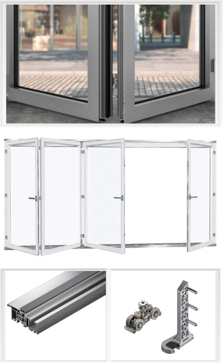 Phụ kiện cửa gấp trượt Patio Fold